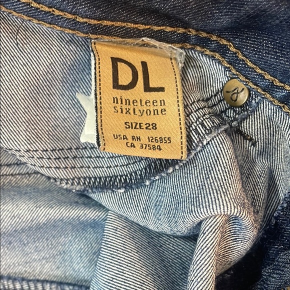 DL1961 Blue Skinny Jeans Sleek Fit - Picture 2 of 4